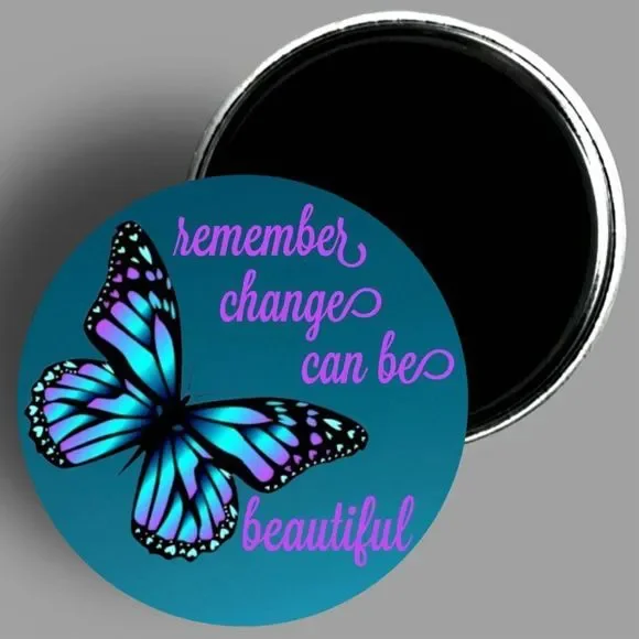 Butterfly fridge magnet inspirational decor - Picture 1 of 1